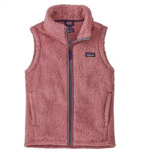 Patagonia Girls Los Gatos Dusty Rose Fleece Vest